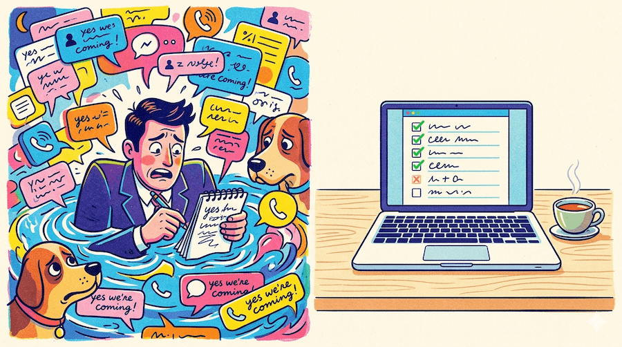 RSVP przez WhatsApp czy formularz online — co działa lepiej na wesele?