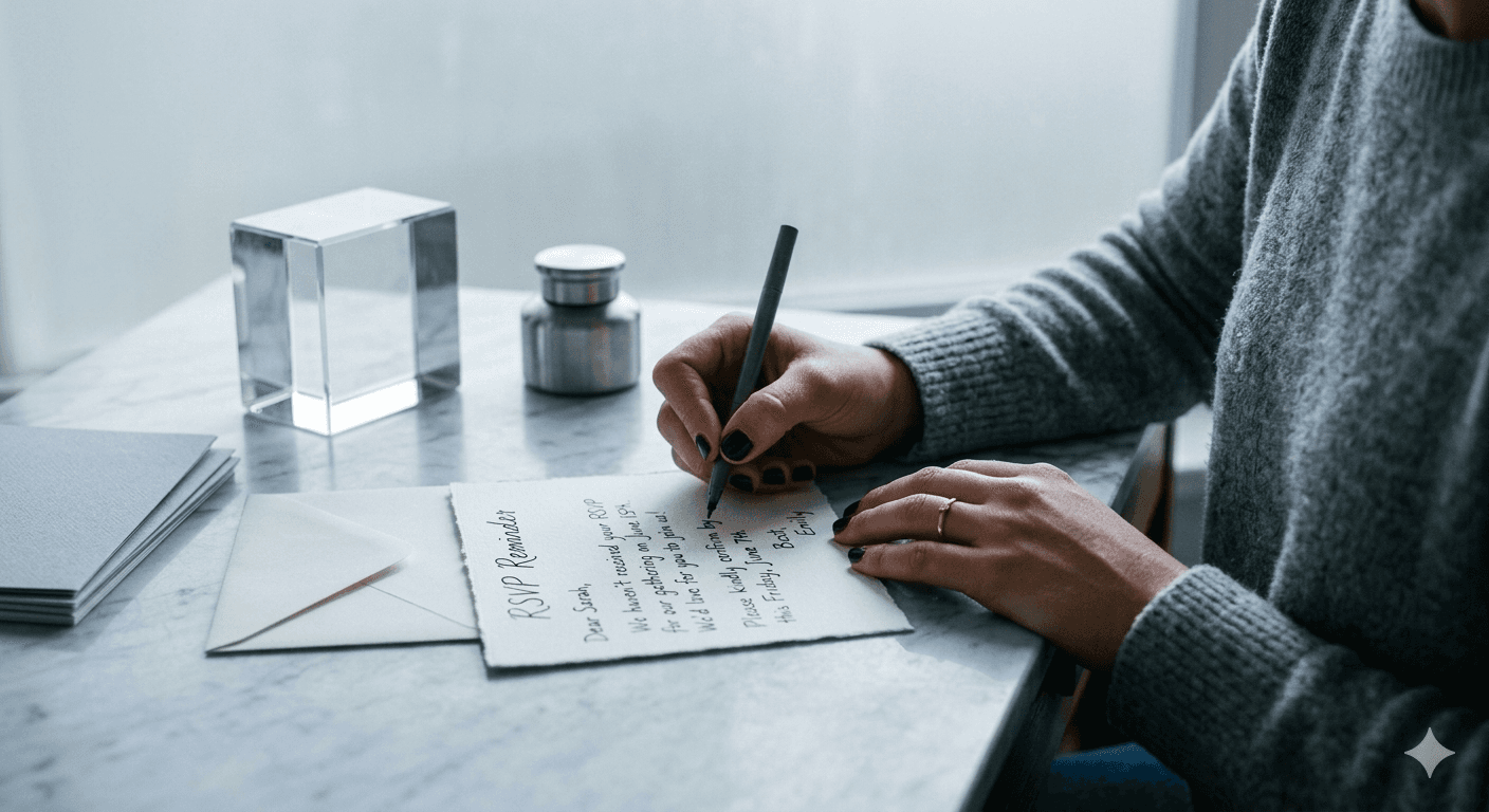 Wedding RSVP Reminder Message Examples